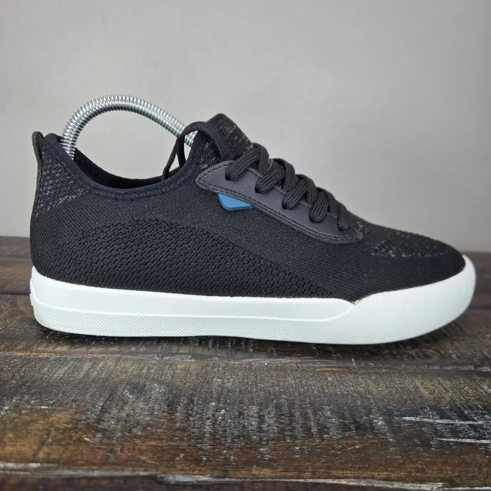 Vessi Weekend Sneaker Womens Size 8 Waterproof Shoes Asphalt Black White Mens 7